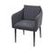 Chaise De Salle à Manger Hwc-h93 Tissu Textile Gris Foncè