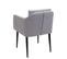 Chaise De Salle à Manger Hwc-h93 Tissu Textile Gris Clair