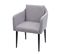 Chaise De Salle à Manger Hwc-h93 Tissu Textile Gris Clair