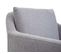 Chaise De Salle à Manger Hwc-h93 Tissu Textile Gris Clair