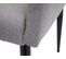 Chaise De Salle à Manger Hwc-h93 Tissu Textile Gris Clair