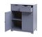 Buffet Hwc-b65, Meuble à Tiroirs, 2 Tiroirs Et 2 Portes 80x70x35cm ~ Gris