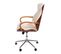 Chaise De Bureau Hwc-h39 Similicuir Beige Crème