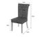 Lot De 6 Chaises De Salle à Manger Hwc-d22 Velours Noir, Pieds Dorés