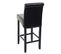 Tabouret De Bar Hwc-c33, Tabouret De Comptoir, Bois ~ Brun, Pieds Foncés, Cuir