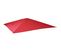 Revêtement Pour Parasol De Luxe Hwc-a96 3,5x3,5m Ø4,95m Polyester 4kg Rouge