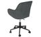 Chaise De Bureau Hwc-j62 Tissu/textile Anthracite