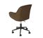 Chaise De Bureau Hwc-j62, Chaise Pivotante Chaise De Bureau Tissu/textile Marron