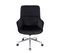 Chaise De Bureau Hwc-j64 Velours Noir