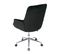 Chaise De Bureau Hwc-j64 Velours Noir