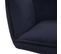 Chaise De Salle à Manger Hwc-g67 Pivotante Velours Bleu Anthracite Inox