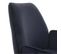 Chaise De Salle à Manger Hwc-g67 Pivotante Velours Bleu Anthracite Inox