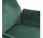 Chaise De Salle à Manger Hwc-g67 Pivotante Velours Vert Inox