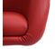 Lot De 6 Chaises De Salle à Manger Hwc-f19 Similicuir Rouge