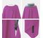 Revêtement Pour Parasol De Luxe Hwc-a96, 3,5x3,5m (ø4,95m) Polyester 4kg ~ Violet