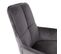 Chaise De Bureau Hwc-j64 Avec Accoudoirs Réglable En Hauteur Velours Gris Foncé