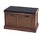 Banc Rembourré Hwc-j49, 47x75x40 cm Marron Rembourrage Noir