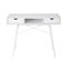 Table Console Hwc-e92 Structure 3d 100x40 cm Blanc