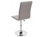 Lot De 6 Chaises De Salle à Manger Hwc-c41 Tissu/textile Crème-gris