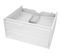 Meuble Sous-vasque Hwc-b19 Haute Brillance Soft-close 50x80cm Blanc