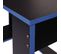 Bureau Hwc-j26 120x60x76cm Noir Bleu