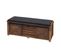 Banc Avec Compartiments De Rangement Hwc-h53 Shabby 43x102x33cm Marron