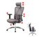 Chaise De Bureau Hwc-j86 Charge Maximale 150kg Sans Repose-pieds Gris