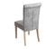 Lot De 2 Chaises De Salle à Manger Chesterfield Ii Tissu/textile Gris Clair