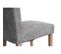 Lot De 2 Chaises De Salle à Manger Chesterfield Ii Tissu/textile Gris Clair