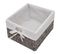 Commode De Salle De Bain Hwc-h20 120x27x29cm Bois Massif Shabby Gris Brun