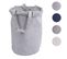 Bac à Linge Hwc-c34, Sac à Linge Avec Cordon De Serrage, Poignée 55x39cm 65l - Gris