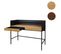 Bureau Hwc-j79 Tiroir 120x50cm Bois Métal Imitation Chêne