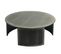 Table Basse Hwc-l74 - Ronde Ø80cm - Aspect Métal Brossé