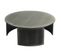 Table Basse Hwc-l74 - Ronde Ø80cm - Aspect Métal Brossé