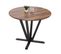 Table De Bistrot Hwc-m56 Ø92cm Aspect Marbre/pierre Piètement Clair