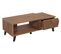 Table Basse Hwc-m45 Design 3d Tiroirs 44x120x65cm, Marron