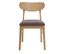 Lot De 6 Chaises De Salle à Manger Hwc-m59 Bois Massif Structure Claire, Taupe