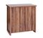 Commode Hwc-k75 Aspect Bois Métal Industriel 84x80x40cm Brun