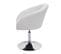 Chaise De Salle à Manger Hwc-f19 Pivotante Crème Blanc