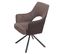 Lot De 6 Chaises De Salle à Manger Hwc-k30 Tissu/textile Brun-brun Foncé