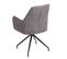 Lot De 6 Chaises De Salle à Manger Hwc-k15 Métal Gris Foncé