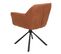 Lot De 6 Chaises De Salle à Manger Hwc-k33 Tissu/textile Imitation Daim Marron