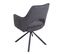 Lot De 6 Chaises De Salle à Manger Hwc-k30 Tissu/textile Corde-gris Foncé