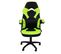 Chaise De Bureau Hwc-k13 Similicuir Noir Vert