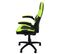 Chaise De Bureau Hwc-k13 Similicuir Noir Vert