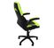 Chaise De Bureau Hwc-k13 Similicuir Noir Vert