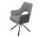 Lot De 6 Chaises De Salle à Manger Hwc-k30 Tissu/textile Gris-gris Foncé