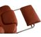 Chaise De Bureau Hwc-m80 Similicuir Noir Coffee Footbase