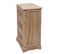 Chevet Hwc-k87 Bois Rotin 63x40x28cm Couleur Naturelle