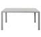 Table De Jardin En Aluminium Hwc-n40 Résistant Aux Intempéries 140x80cm Gris Clair